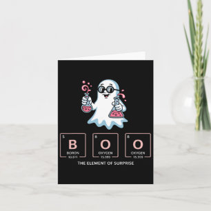 Chemie Boo Het Element Van Verrassing Schattige Ch Kaart
