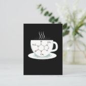 Chemie Caffeine Molecule Briefkaart (Staand voorkant)