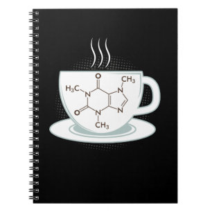 Chemie Caffeine Molecule Notitieboek