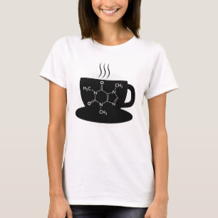 Chemie Caffeine Molecule T-shirt