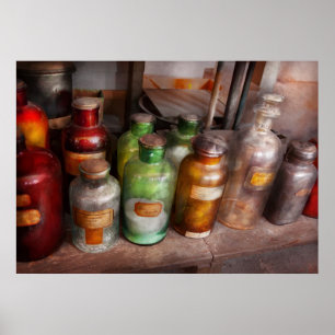 Chemie - Chemicaliën Rainbow Poster