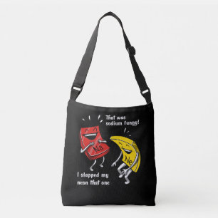 Chemie Dat Was Natrium Grappige Wetenschaps grap Crossbody Tas