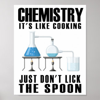 Chemie Het is als koken Poster