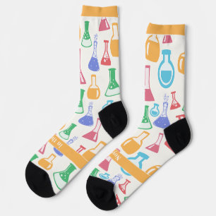 Chemie in het laboratorium, reageerbuis sokken
