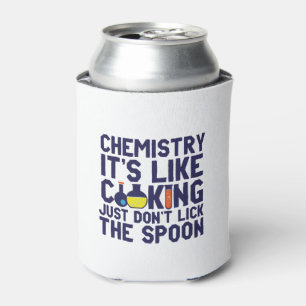Chemie is als het koken van grappige scheikundige blikjeskoeler