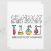 Chemie is als koken aankondiging (Voorkant / Achterkant)