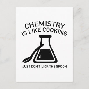 Chemie is als koken briefkaart