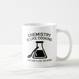 Chemie is als koken koffiemok