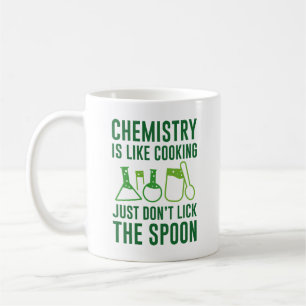 Chemie is als koken koffiemok