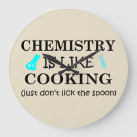 Chemie is als koken niet likken op de lepel