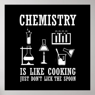 chemie is als koken poster