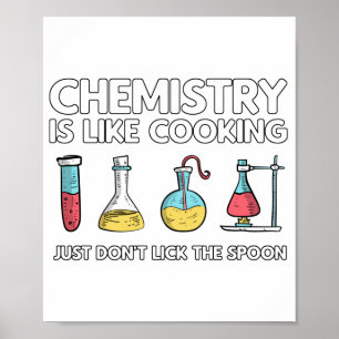 Chemie is als koken poster
