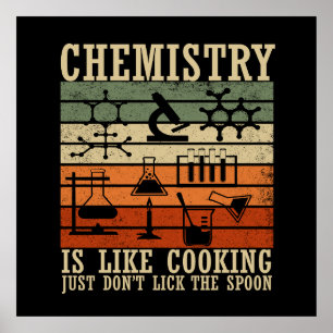 chemie is als koken poster