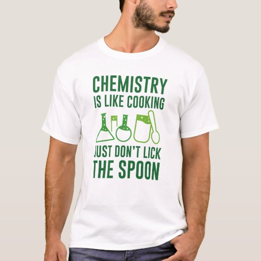 Chemie is als koken t-shirt (Voorkant)