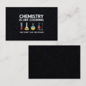 Chemie is als koken visitekaartje (Voorkant / Achterkant)
