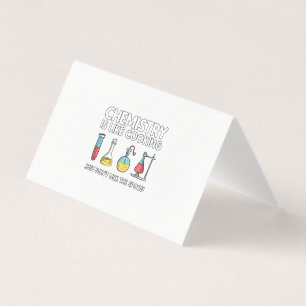 Chemie is als koken visitekaartjes