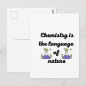 Chemie is de taal van de natuur briefkaart (Voorkant / Achterkant)