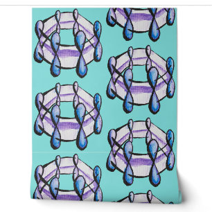 Chemie Klaslokaal Benzeen Molecules Science Geek Behang