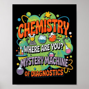 Chemie Lab Week 2025 Mysterie Machine van Diagnose Poster