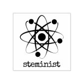 Chemie Lab Wetenschap Steminist Rubberstempel (Afrduk)