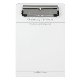 Chemie Labnotities – Aangepaste Naam Mini Klembord