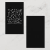 Chemie Laboratory Equipment Science Visitekaartje (Voorkant / Achterkant)