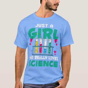 Chemie Laboratory Scientist Girls Women Chemist T-shirt