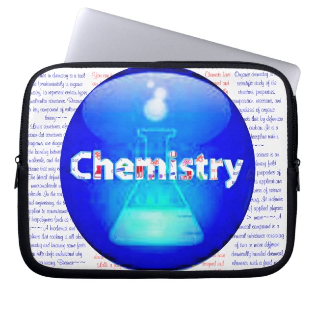 "Chemie" Laptop Sleeve (Voorkant)