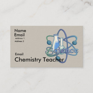 Chemie Leraar Motto  Visitekaartje