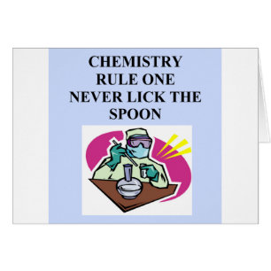 chemie: lik nooit op de lepel