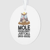 Chemie - Mole problemen Ornament (voorkant)