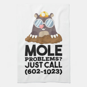 Chemie - Mole problemen Theedoek