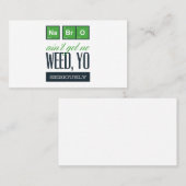 Chemie onkruid yo serieus visitekaartje (Voorkant / Achterkant)