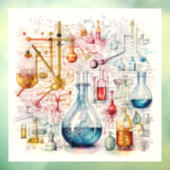 Chemie Papier Venster Cling Raamsticker (Vel 3)