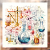 Chemie Papier Venster Cling Raamsticker (Vel 2)