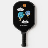 Chemie Periodic Table Science Teacher Pickleball Paddle (Achterkant)
