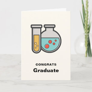 Chemie proefbuis en maatbeker graduatie kaart