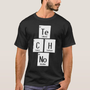 Chemie Rave Muziek Hard Techno Raver Donkere Techn T-shirt