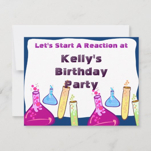 Chemie set partij kaart (Voorkant)