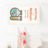 Chemie Test Tube en Beaker Verjaardag Welkom Spandoek (Insitu)