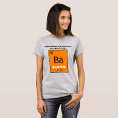 Chemie Tutor Barium Pun T-shirt (Voorkant volledig)