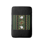Chemie Ugly Kerstscience Engineer Gift Badmat (Voorkant Verticaal)