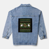 Chemie Ugly Kerstscience Engineer Gift Denim Jacket (Achterkant)