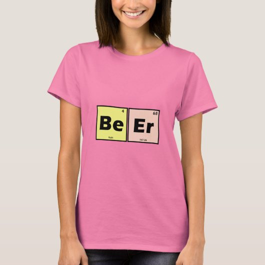 Chemie van bier T-Shirt (Voorkant)