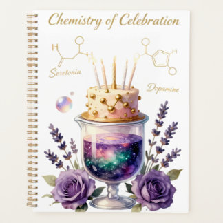 Chemie Verjaardagsfeest Fles en Bloemstuk Ca Planner