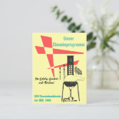 Chemie Werbedesign/Plakatdesign DDR 60er. Briefkaart (Staand voorkant)