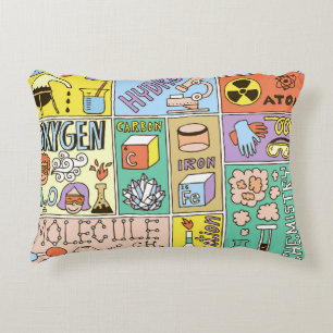 Chemie Wetenschap  Illustratieset Accent Kussen