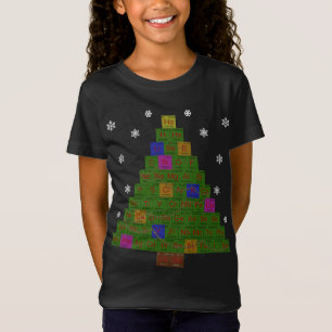 Chemie Wetenschap Kerst Sweater Look T-shirt