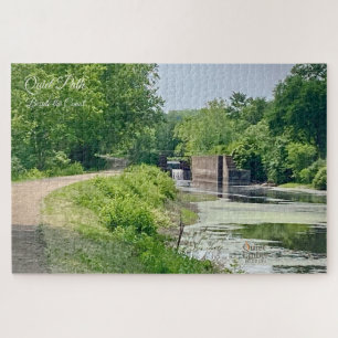 Chemin Calme À Côté Du Canal - Puzzles En Embre Ca