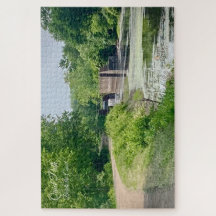 Chemin Calme À Côté Du Canal - Puzzles En Embre Ca